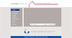 Desktop Screenshot of bausachverstaendiger-thoma-ge-s.de